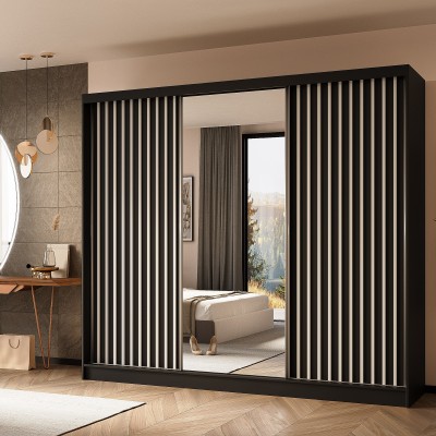 Szafa Przesuwna LAMELLO 240 cm z Lustrem Masseno