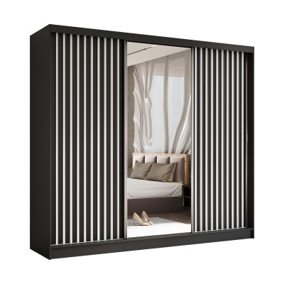 Szafa Przesuwna LAMELLO 240 cm z Lustrem Masseno