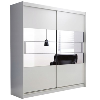 Szafa Przesuwna LUIGI 200 cm z Lustrem Masseno