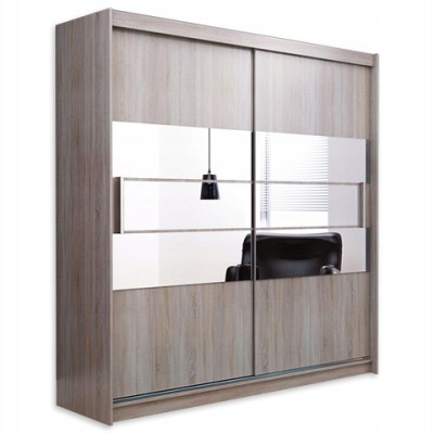 Szafa Przesuwna LUIGI 200 cm z Lustrem Masseno