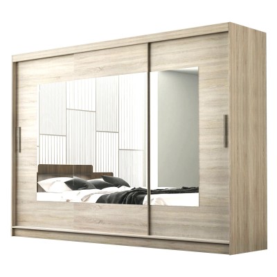 Szafa Przesuwna MARTINA 250 cm z Lustrem Masseno