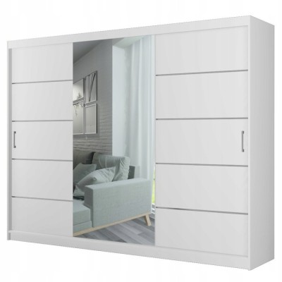 Szafa Przesuwna PORTIANO 196 cm z Lustrem Masseno