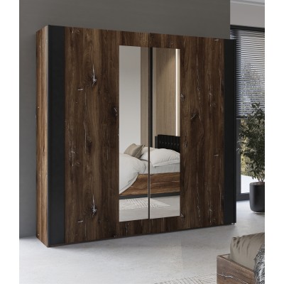 Szafa Przesuwna SIGNORA 200 cm z Lustrem Masseno