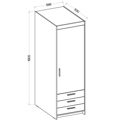 Szafa Uchylna ELENORA 59