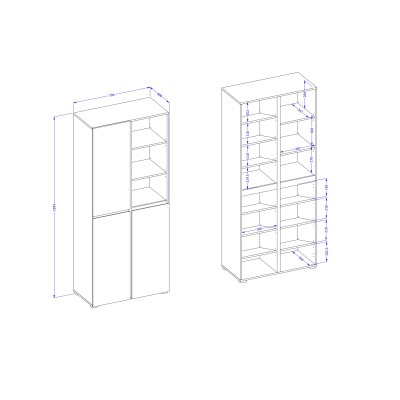 Szafa Uchylna INCROCIO 79