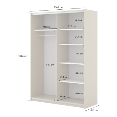 Szafa Przesuwna VANTE 150 cm Masseno