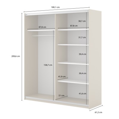 Szafa Przesuwna VANTE 180 cm Masseno