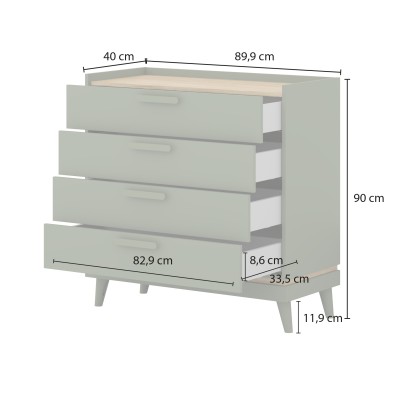 Komoda ACARA 90 cm do Salonu Sypialni