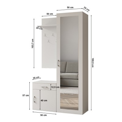 Garderoba VENTO 100 cm