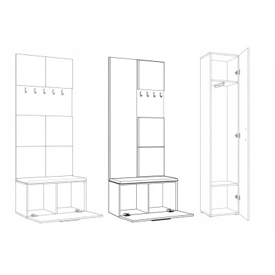 Garderoba MODULO 201