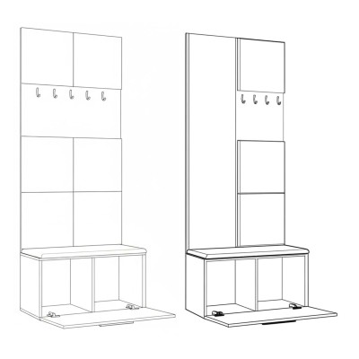 Garderoba MODULO 161