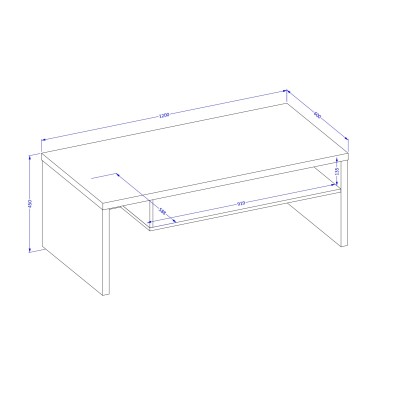 Ława INCROCIO 120 cm