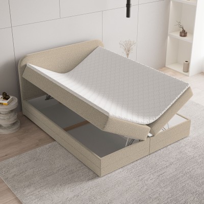 Łóżko kontynentalne ARMEL 140X200 CM do Sypialni