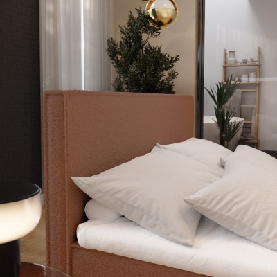 Łóżko kontynentalne PELLIO 160X200 CM do Sypialni