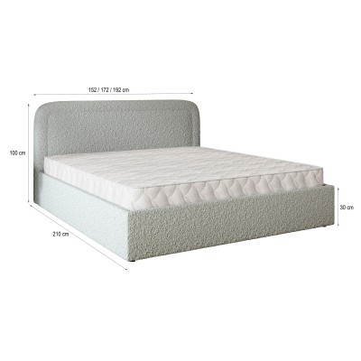 Łóżko tapicerowane BENIRA 160X200