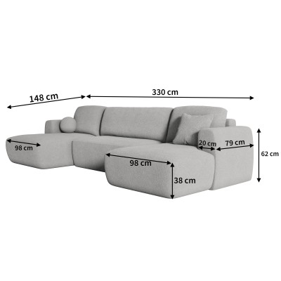 Narożnik SENTUM N NOW OR NEVER 02 do Salonu