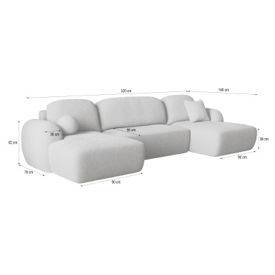 Narożnik SAVONA N NOW OR NEVER 92 do Salonu