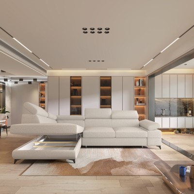 Narożnik FAVIEN L-S QUELLE 02 do Salonu