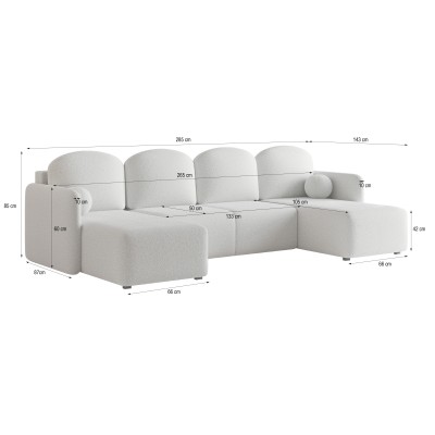 Narożnik NUBERO QUELLE 25 do Salonu