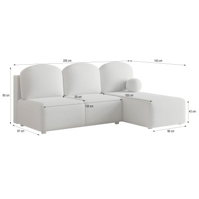 Narożnik TRAMA QUELLE 54 do Salonu