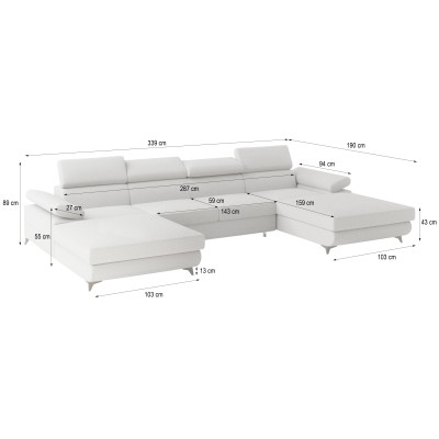 Narożnik DETTI QUELLE 17 do Salonu