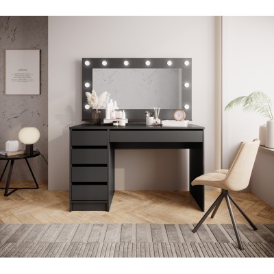 Toaletka LIA z Szufladami Nowoczesna Biurko do Makijażu