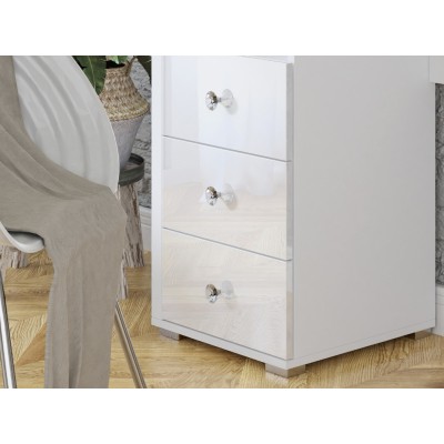 Toaletka BREZZA z Szufladami Nowoczesna Biurko do Makijażu