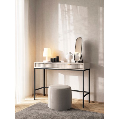 Masseno Toaletka do Sypialni STELLARE z Szufladami Nowoczesna Biurko do Makijażu Kaszmir