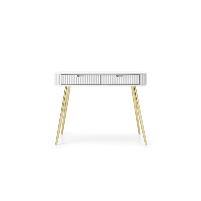 Toaletka ZENZERO z Szufladami Nowoczesna Biurko do Makijażu