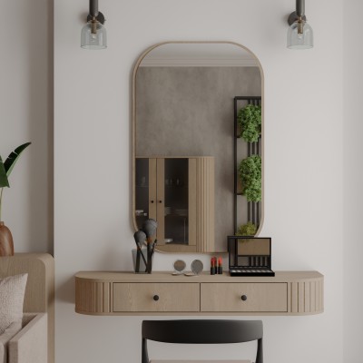 Toaletka BOLLA z Szufladami Nowoczesna Biurko do Makijażu