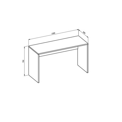Biurko AMATO 130 cm do Pokoju Biura
