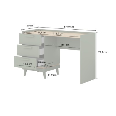 Biurko ACARA 120 cm do Pokoju Biura