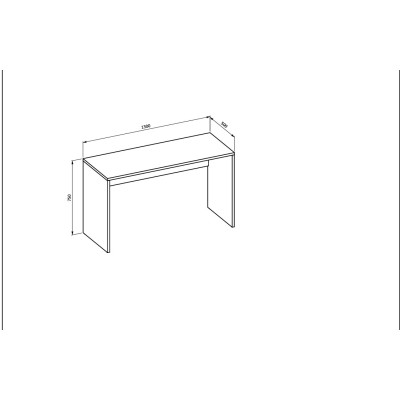 Biurko AMATO 130 cm do Pokoju Biura