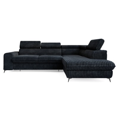 Narożnik VELISS – Tkanina sztruksowa – kolor: Tilia