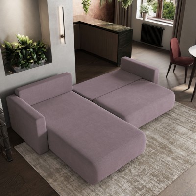 Narożnik TURIN – Tkanina plecionka – kolor: Soro