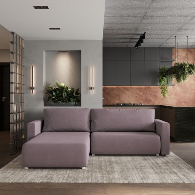 Narożnik TURIN – Tkanina plecionka – kolor: Soro