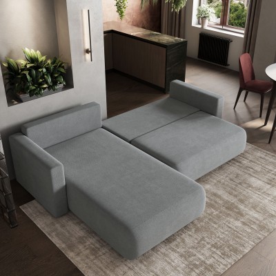 Narożnik TURIN – Tkanina plecionka – kolor: Soro