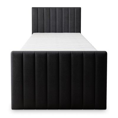 Łóżko kontynentalne ARION – Tkanina pluszowa – kolor: Kronos