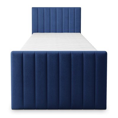 Łóżko kontynentalne ARION – Tkanina pluszowa – kolor: Kronos