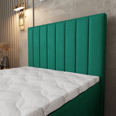 Łóżko kontynentalne ARION – Tkanina pluszowa – kolor: Kronos