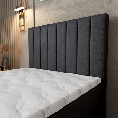 Łóżko kontynentalne ARION – Tkanina pluszowa – kolor: Kronos