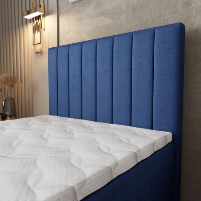 Łóżko kontynentalne ARION – Tkanina pluszowa – kolor: Kronos