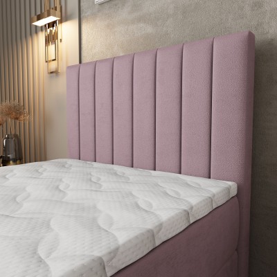 Łóżko kontynentalne ARION – Tkanina pluszowa – kolor: Kronos