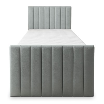 Łóżko kontynentalne ARION – Tkanina pluszowa – kolor: Paros