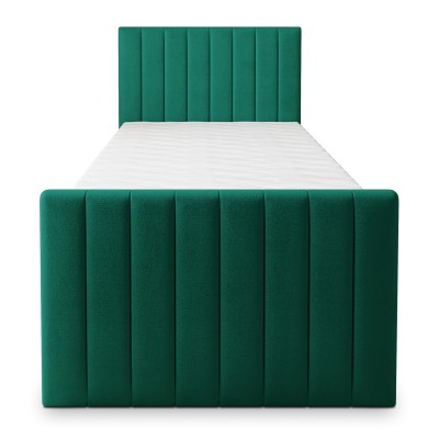 Łóżko kontynentalne ARION – Tkanina pluszowa – kolor: Kronos