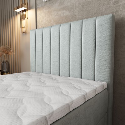 Łóżko kontynentalne ARION – Tkanina pluszowa – kolor: Paros