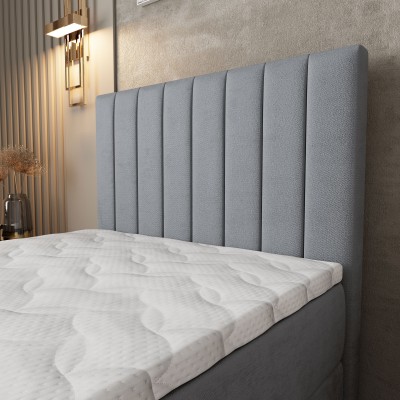 Łóżko kontynentalne ARION – Tkanina pluszowa – kolor: Kronos