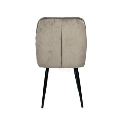 Tył krzesła LENNO w beżowej tkaninie