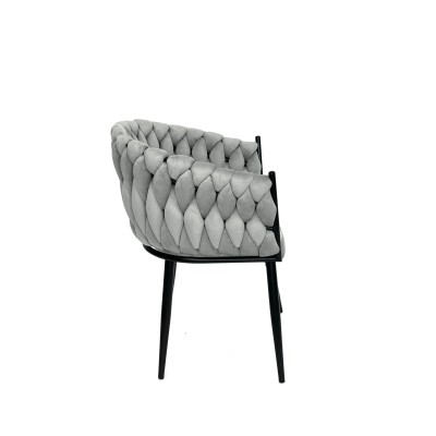 Bok krzesła VERDO szary