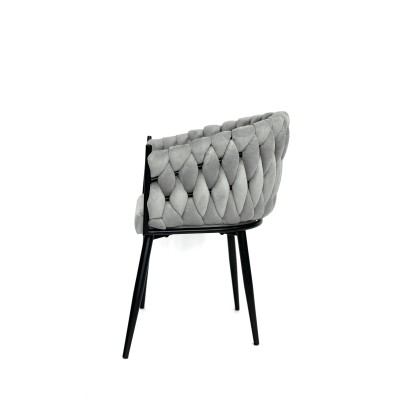 Bok krzesła VERDO szary